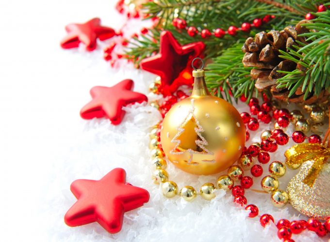 Wallpaper Christmas, New Year, decoration, fir tree, 8k, Holidays 4590812815